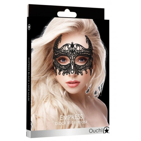 Черная кружевная маска ручной работы Empress Black Lace Mask